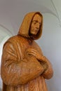 Head of the Statue of Saint Bruno in Grande Chartreuse Monastery